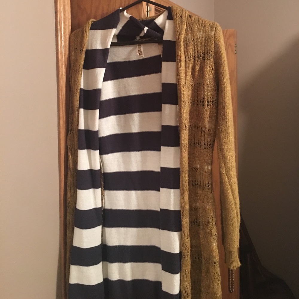BKE layered cardigan