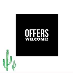 Willing to accept reasonable offers!