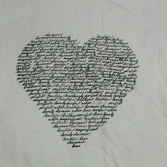 Jcrew collector tee with heart design - Picture 2 of 5