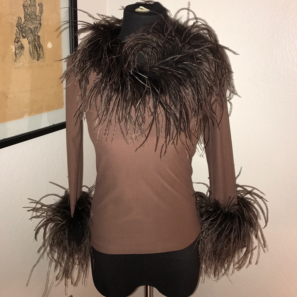 Feather blouse