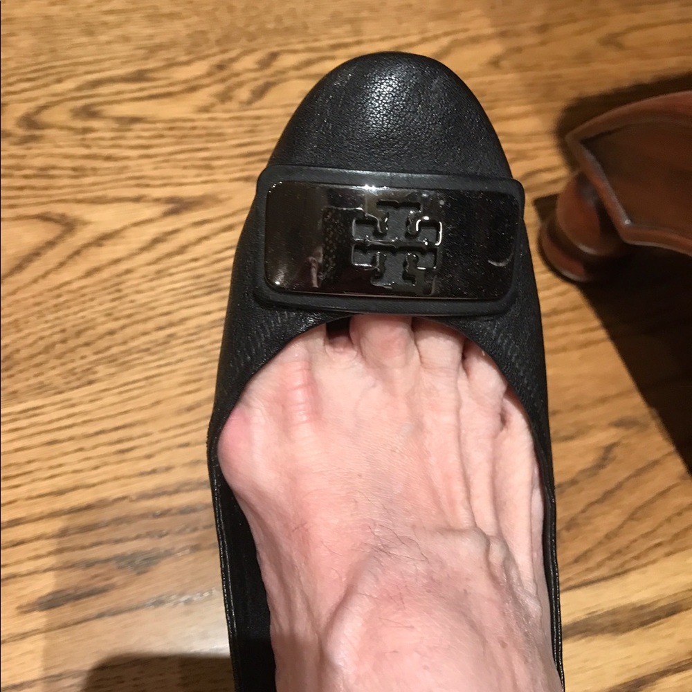 Tory Burch Black Block Heel Pumps