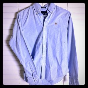 Polo by Ralph Lauren Classic Blue Oxford Shirt