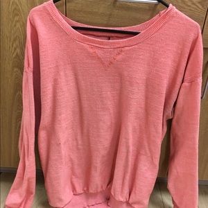 Thin coral sweater