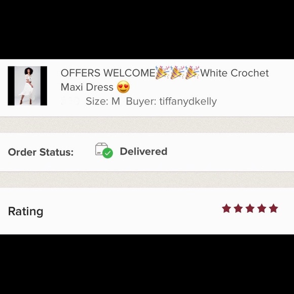 CLEARANCE🔥2LEFT 5⭐️Rated White Crochet Maxi Dress - Picture 5 of 7