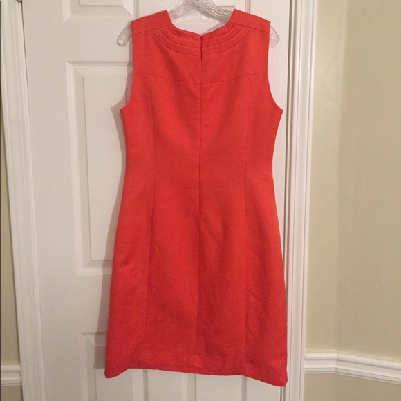 HPx2🎉 TORY BURCH Coral Shift Dress - Picture 2 of 5