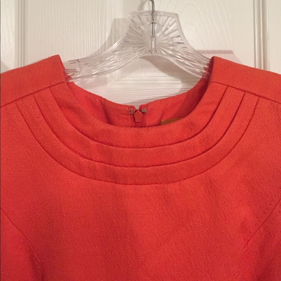 HPx2🎉 TORY BURCH Coral Shift Dress - Picture 4 of 5