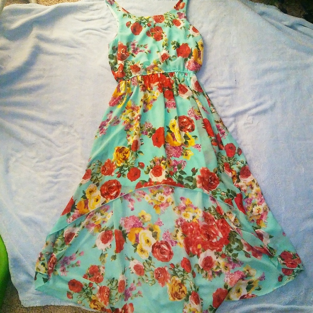 ⚡SOLD!⚡High-Low floral dress