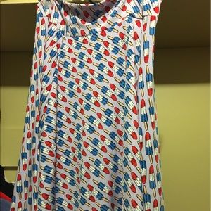 Lularoe Kid 14 Azure bomb pop