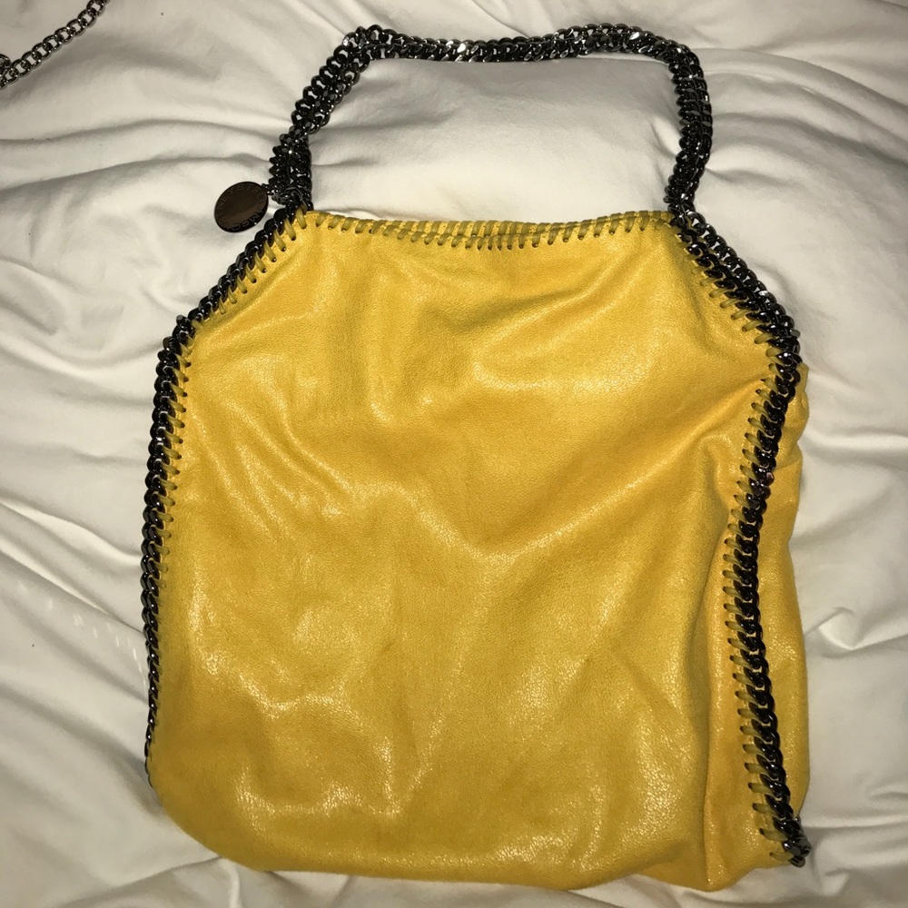Stella McCartney large Falabella yellow bag