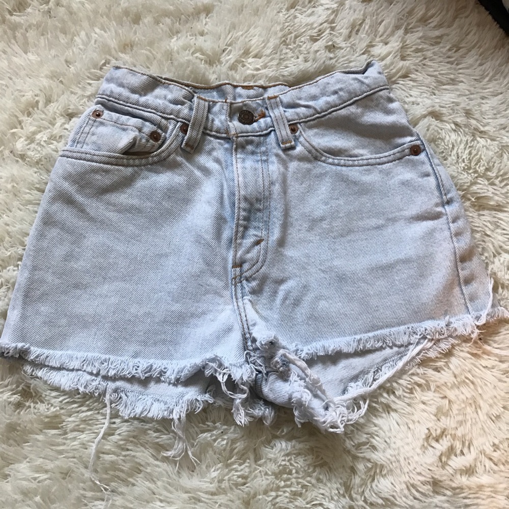 Levi's Light Was High Wasted Jean Shorts