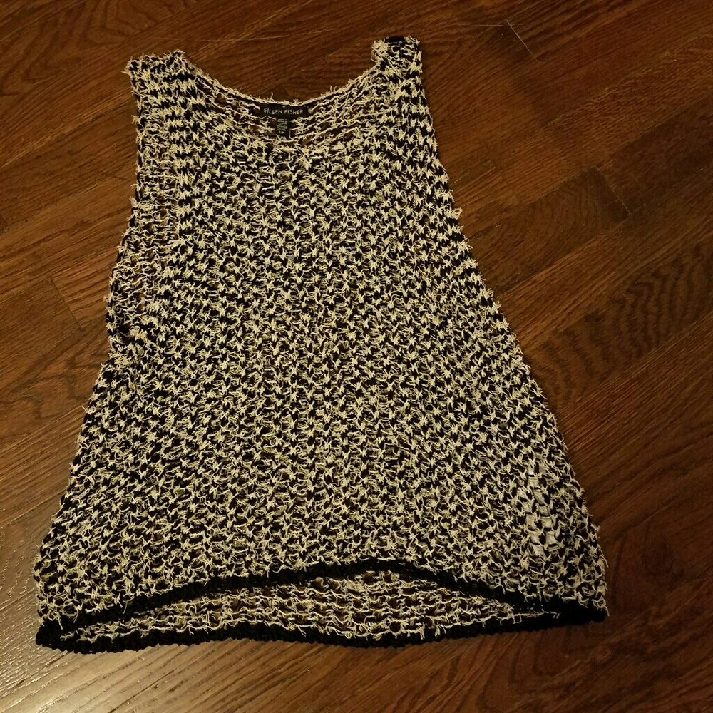 Eileen Fisher mesh shirt