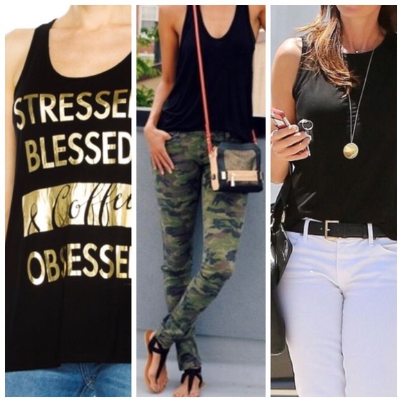 SO SOFT✨Trendy Black tank - Picture 2 of 4