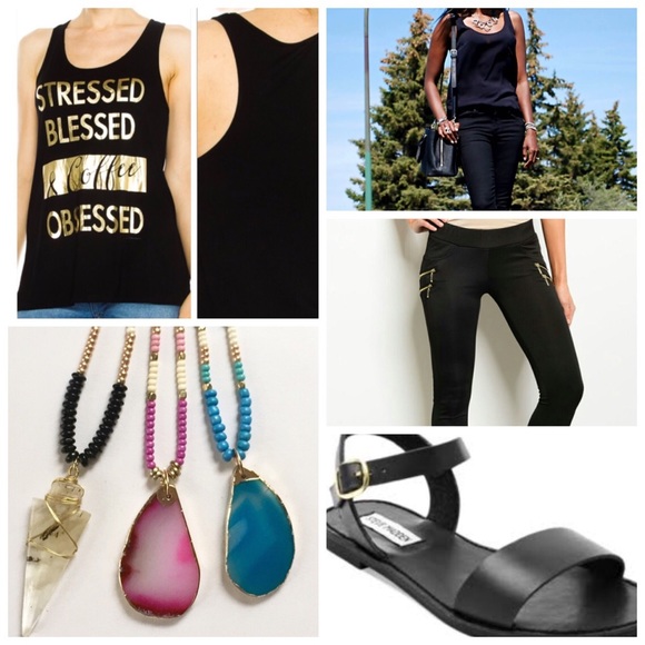 SO SOFT✨Trendy Black tank - Picture 4 of 4