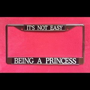 License Plate Frame.