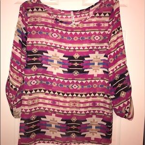 Aztec blouse