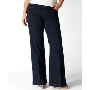 Levi's wide leg jeans