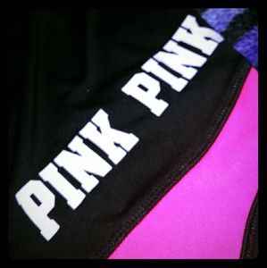 VS PINK Ultimate Color Block Leggings