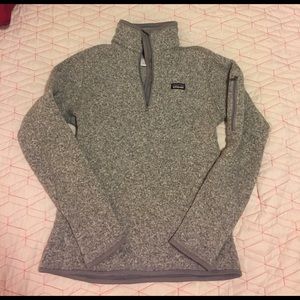 Never worn Patagonia grey fleece, just like new!