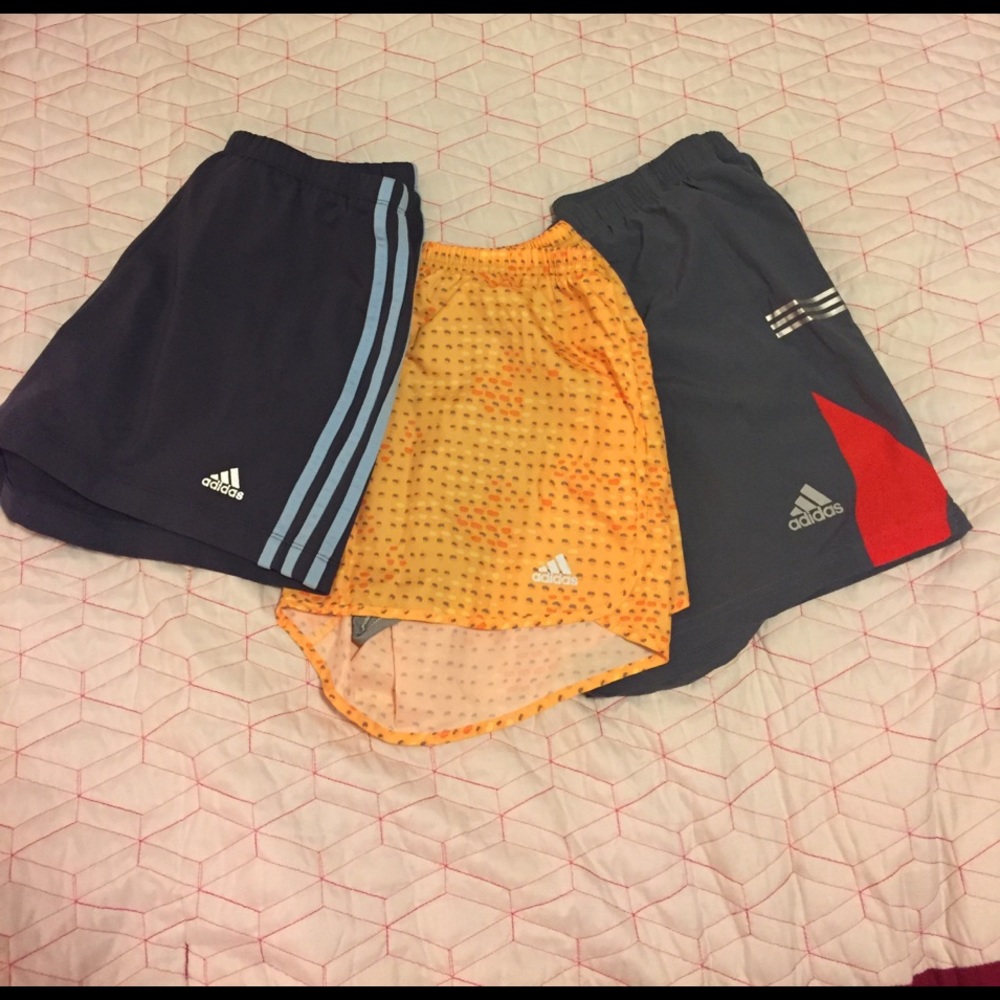 Adidas bundle of running shorts!