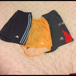 Adidas bundle of running shorts!