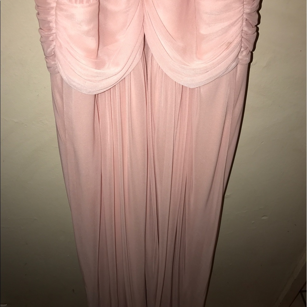 PRETTY PINK PROM DRESS - Picture 5 of 6