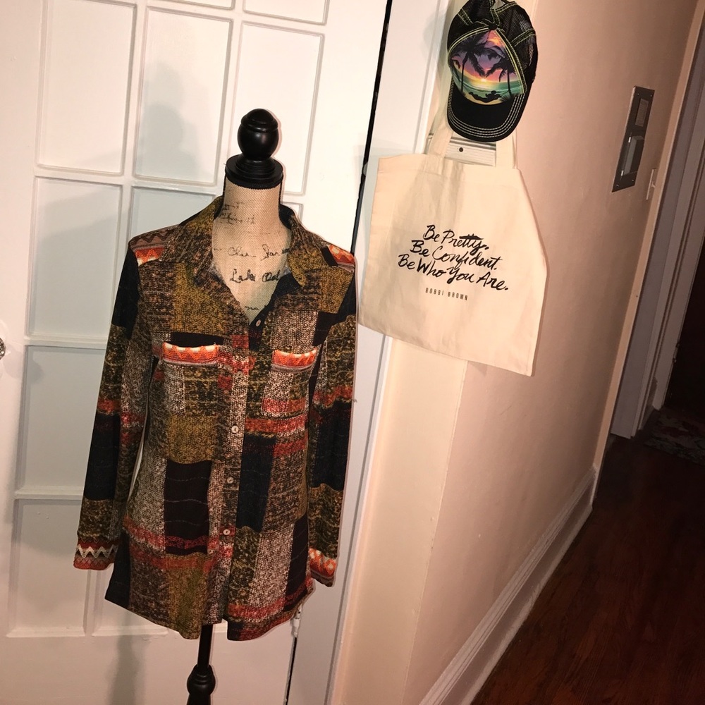 🆕 Just In 🎉🎉Plaid Print Long Sleeve Top🔥