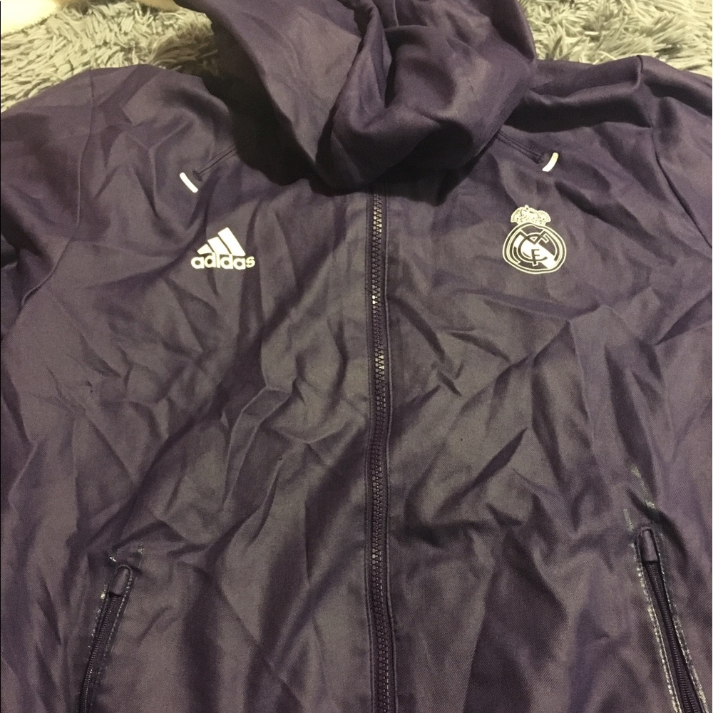 Purple adidas jacket