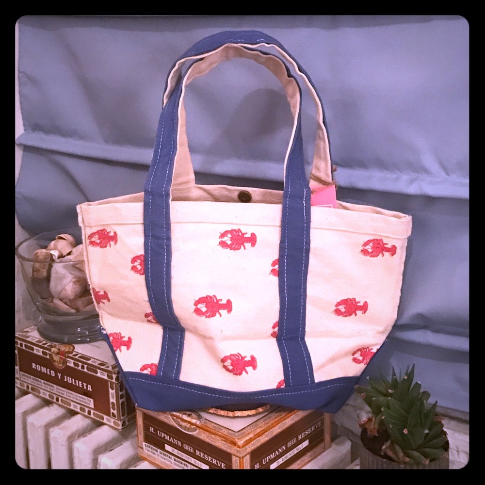 NWT: Mini Lobster-Print Tote Bag