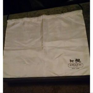 Coach Cream Dust Bag