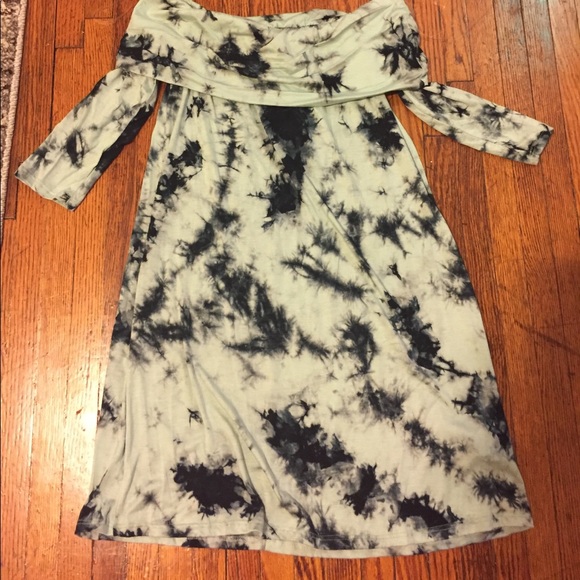 SALE 🎉 Tie Dye Print 3/4 Sleeve Dress ✨ - Picture 5 of 6