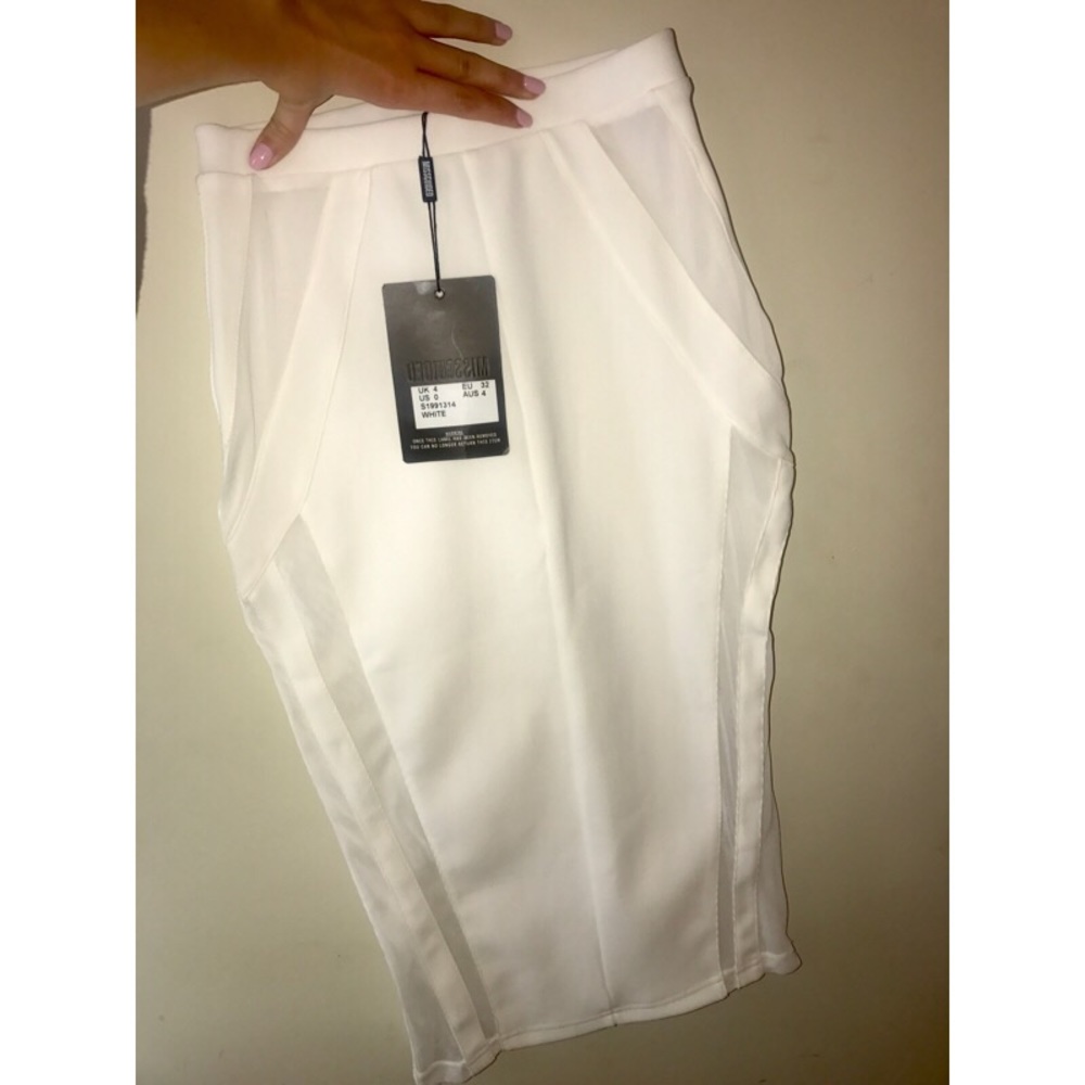 Brand New, White bodycon skirt