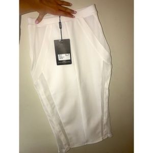 Brand New, White bodycon skirt