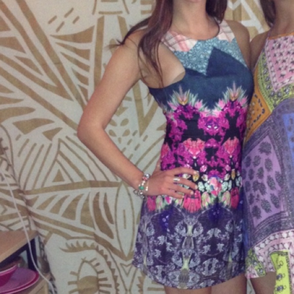Lulus multi colored dress