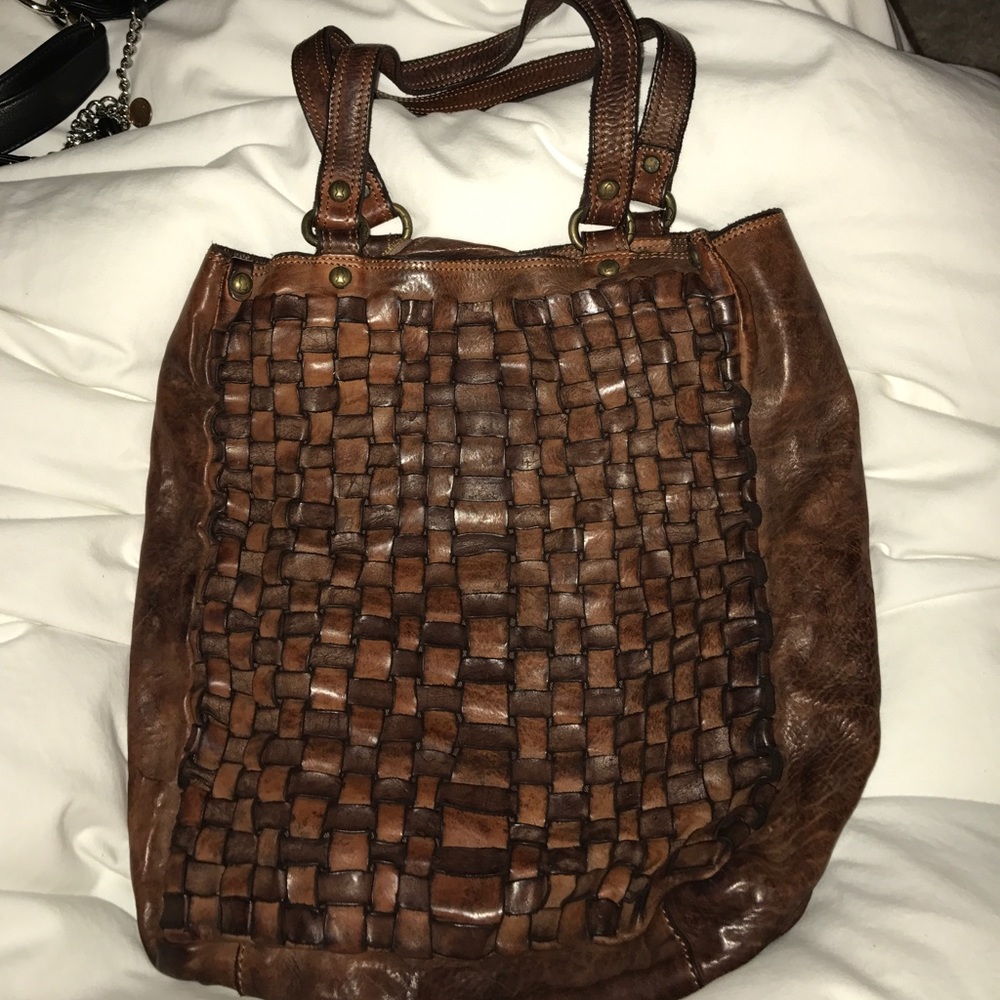 Worn in leather bag