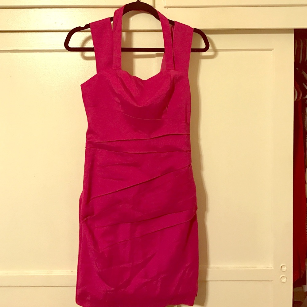 Express Hot Pink Dress
