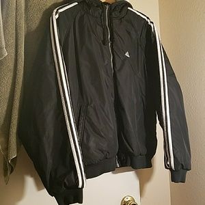 Men's Adidas reversible jacket large
