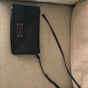 Black fold over Marc jacobs crossbody