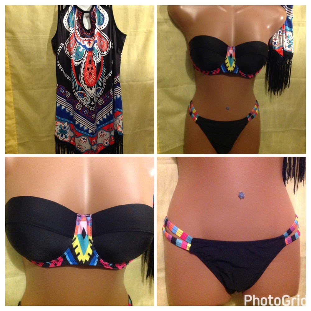 Swimsuit/ Bathing suit.Sz.M. W/FREE Cover-up. C119