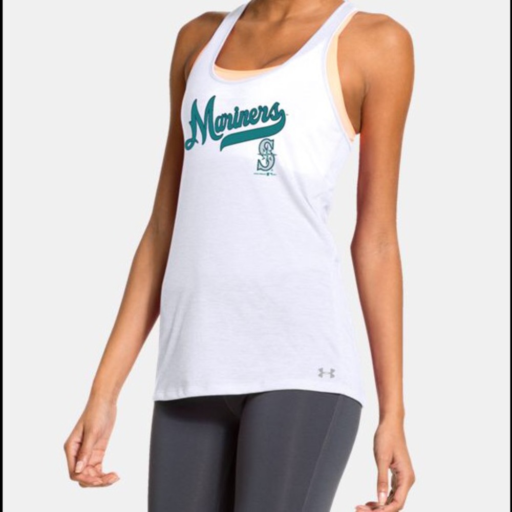 ❗️GONE 1 HR❗️NWT UnderArmour Seattle Mariners Tank - Picture 2 of 6