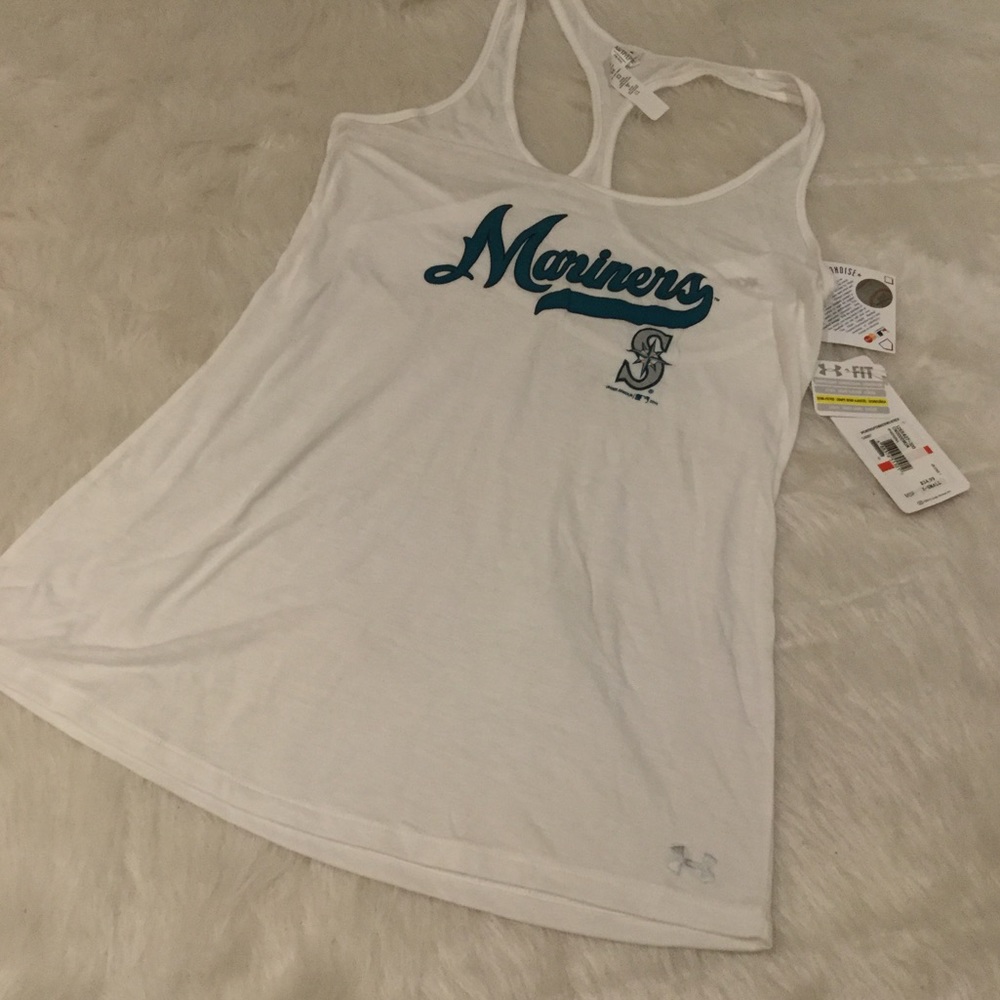 ❗️GONE 1 HR❗️NWT UnderArmour Seattle Mariners Tank - Picture 4 of 6