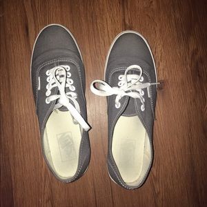 Lightly used grey vans