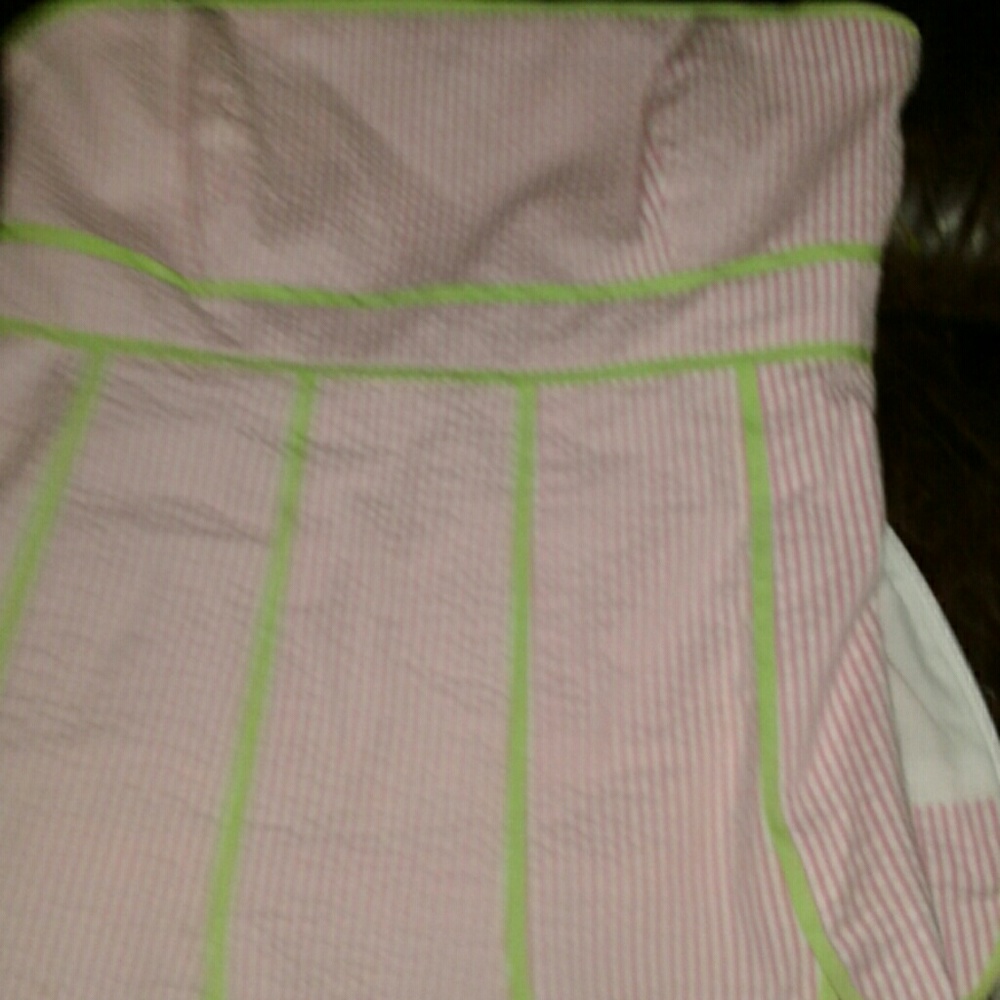 Lilly Pulitzer easter strapless top sz 4 s