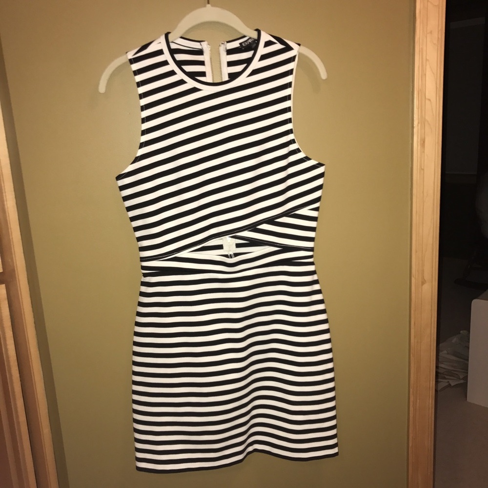 NWT bodycon striped dress