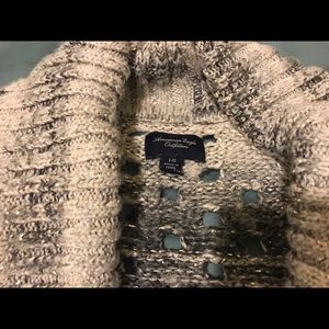 American Eagle Outfitters women's woven cardigan