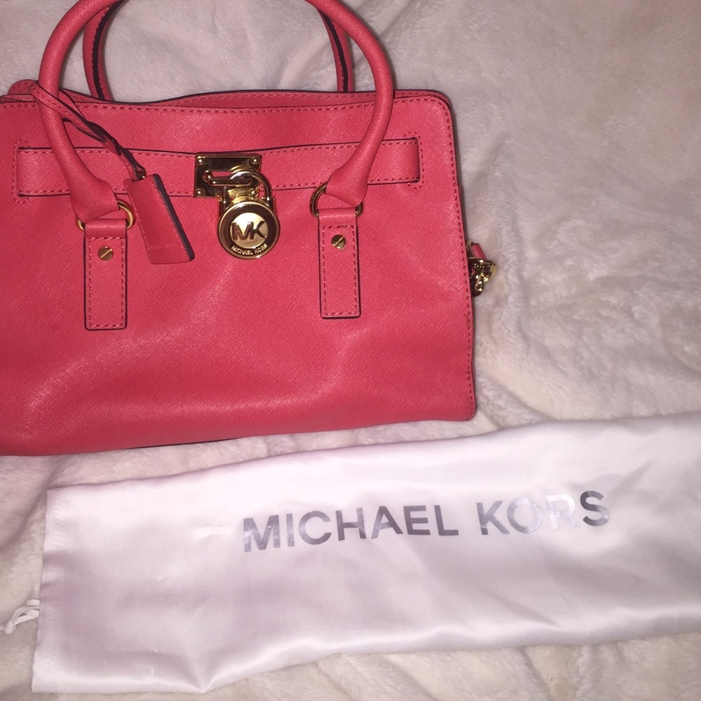 Michael Kors Watermelon colored purse