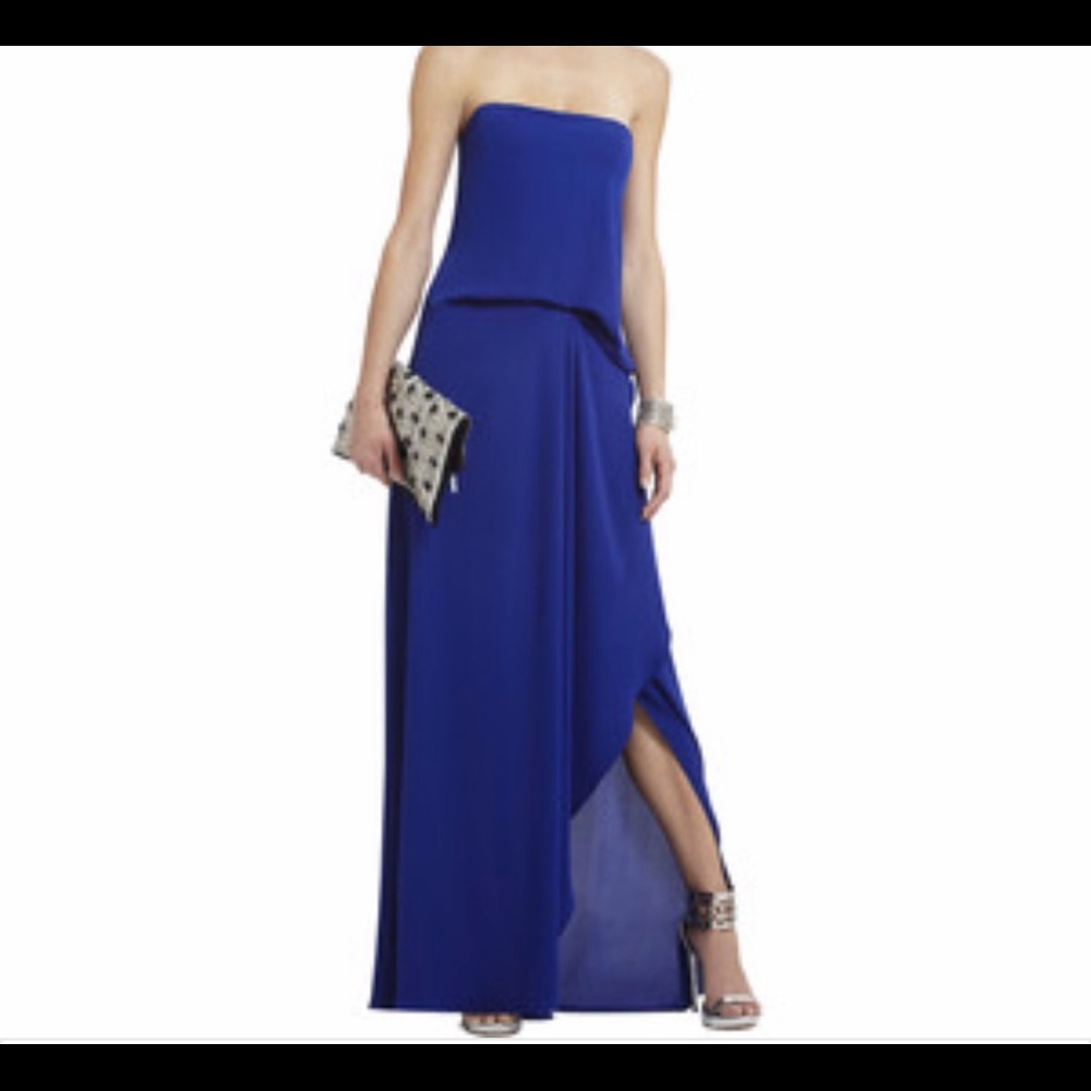BCBGMAXAZRIA
Women's Blue Felicity Strapless Gown