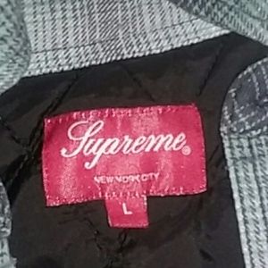 Supreme quilted shadow plaid longsleeve