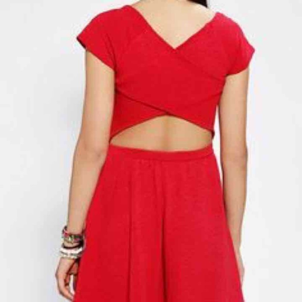 Red Party dress Urban Outfitters
