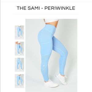 P'tula active workout pants periwinkle in medium