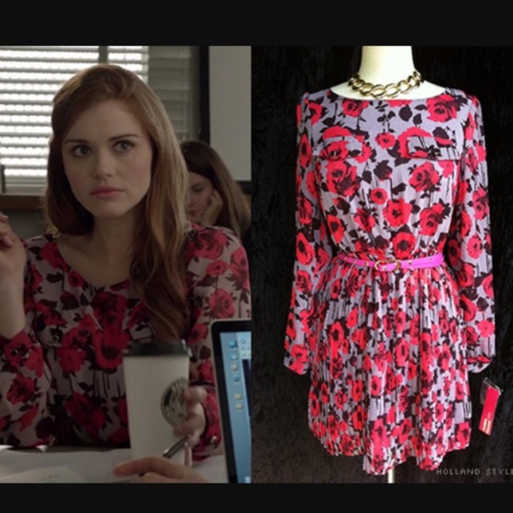 Rose Print Dress ASO Lydia Martin